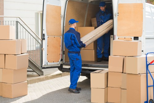 Man and van service helping with a local move in Dollishill