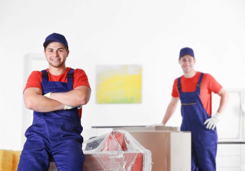 Careful item handling during a move in Dollishill