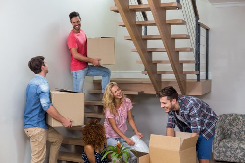Removals van service for a local move in Dollishill