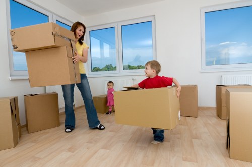 Staff planning an office move with access and loading considerations in Dollishill