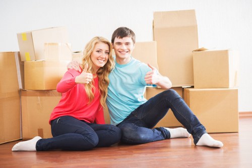 Local Dollishill movers helping with packing and transport