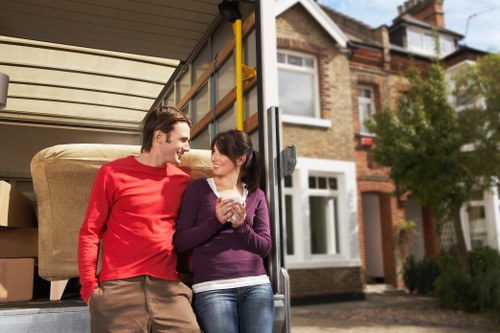 Commercial packing and unpacking support for a business relocation in Dollishill